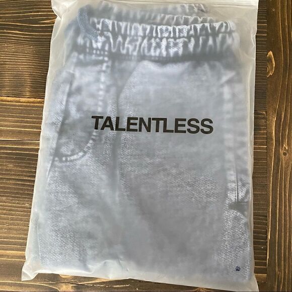 NEW Talentless Mens‎ Shorts Acid Wash in Blue Indigo Size Small - Picture 11 of 13